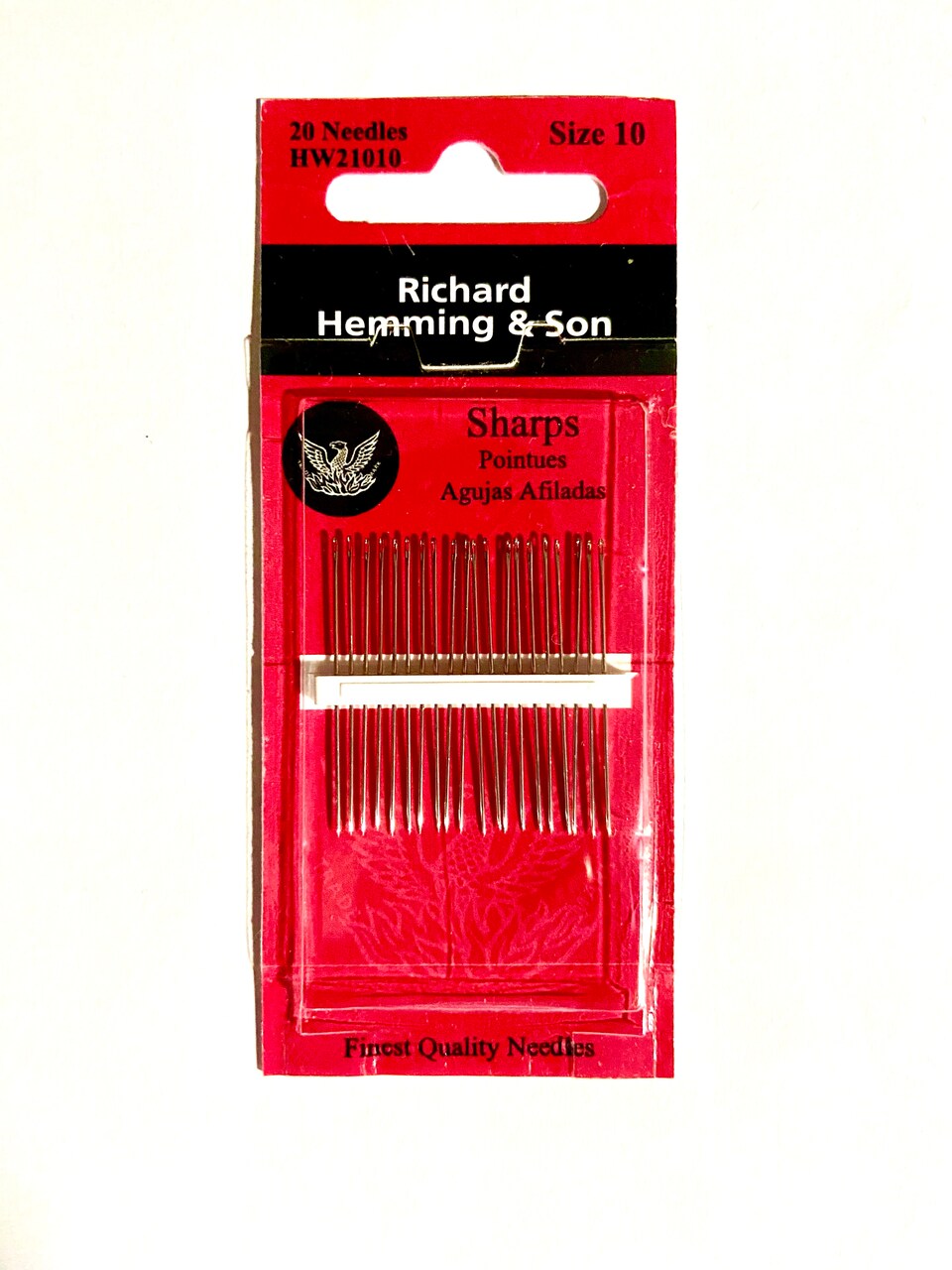 Hand Sewing Needles - Sharps --- Size 10 --- by Richard Hemming & Son®